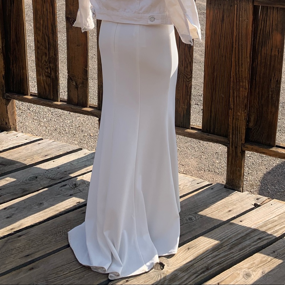 David’s Bridal bridal skirt